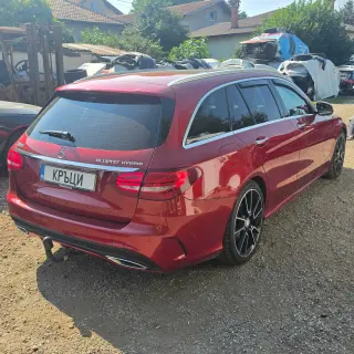 Mercedes-Benz C300 Hybrid W205 AMG пакет Комби Десен волан 2016г. 6999€ — снимка 4