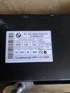 Компютър/еку/ключ бмв х1 е84 1.8хд 143 ( computer bmw x1 e84 1.8xd 143 — снимка 3