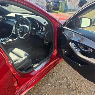 Mercedes-Benz C300 Hybrid W205 AMG пакет Комби Десен волан 2016г. 6999€ — снимка 8
